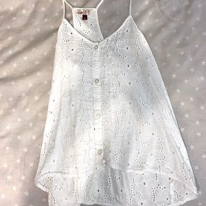 White lace top